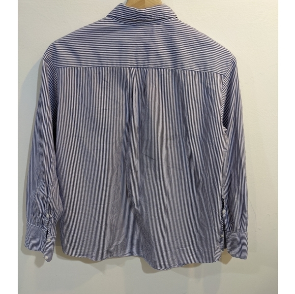 Zara | Patched Stripe Shirt - Picture 3 of 8